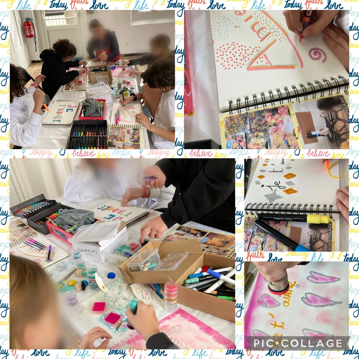 Photos de l'atelier « À quoi servent les mots ? », avril 2025