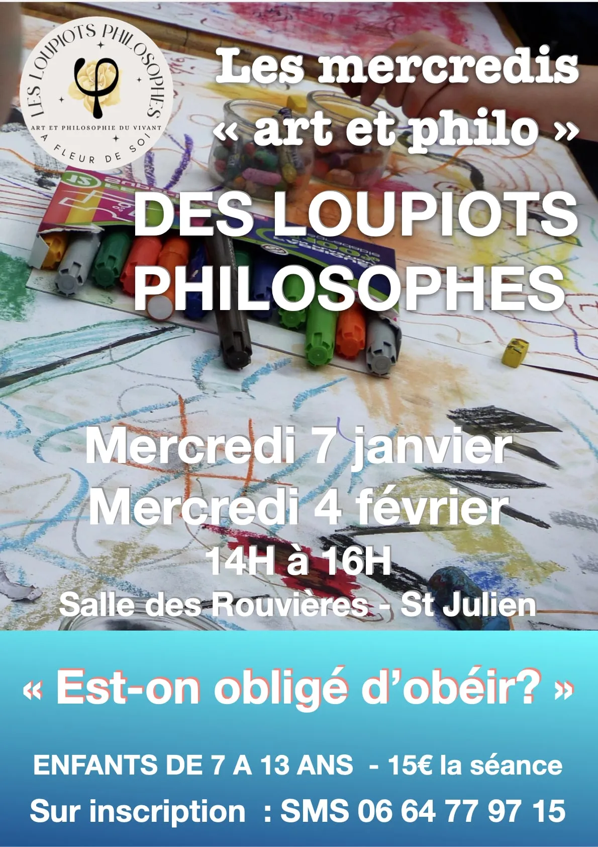 Affiche de l’atelier « Est-on obligé d’obéir ? »
