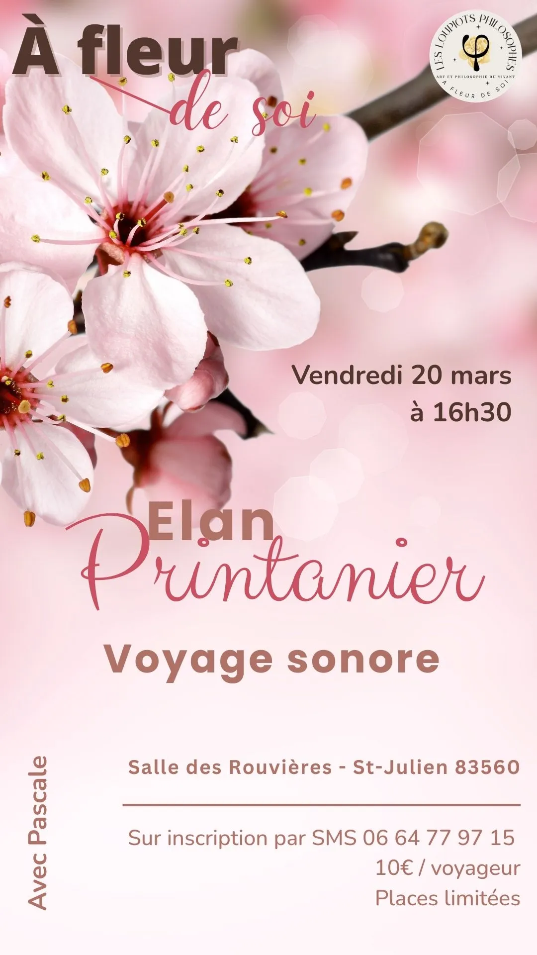 Affiche du voyage sonore « Élan printanier — Voyage sonore de l'équinoxe »