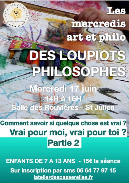 Affiche de l’atelier « Comment savoir si quelque chose est vrai ? »